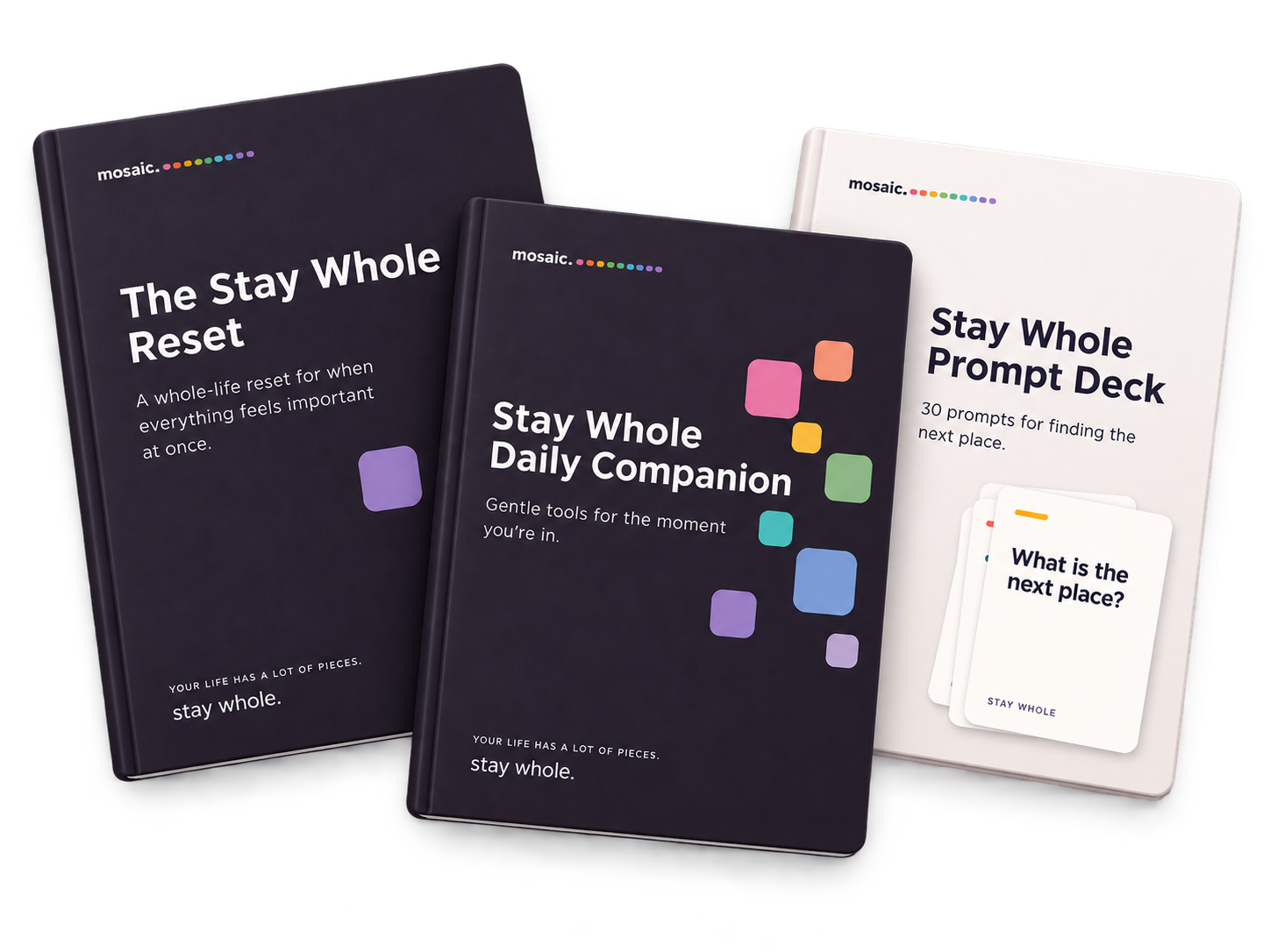The Stay Whole Reset, Daily Companion, and Prompt Deck bundle